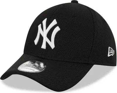 Produktbild von New Era 39Thirty Diamond Cap - New York Yankees schwarz - S/