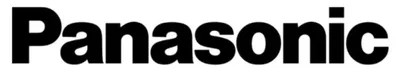 The Panasonic logo is displayed in black text on a white background.
