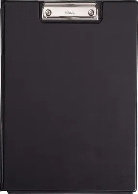 Produktbild von MAUL Schreibmappe A4 Hochformat Karton Folie schwarz