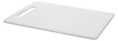 Frühstücksbrettchen 25,4 cm, Kunststoff, weiß