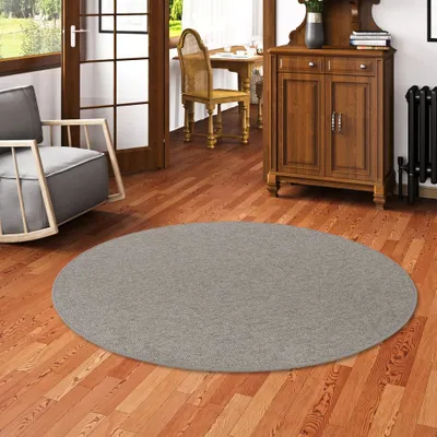 Produktbild von Natur Sisal-Optik Teppich Taff Grau Rund, Größe:400 cm Rund