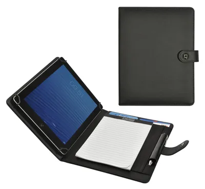 Image de DESQ 3688 Porte-bloc et étui pour tablette - Support universel 7-10,4 pouces - Fermeture magnétique - Design néerlandais fin