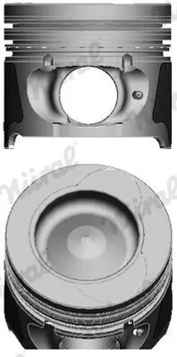 Produktbild von NÜRAL 87-123407-50 Kolben für RENAULT MEGANE III Grandtour (KZ0/1) Scénic III (JZ0/1) GRAND SCÉNIC III (JZ0/1) Megane III Schrägheck (BZ0/1) für DACIA