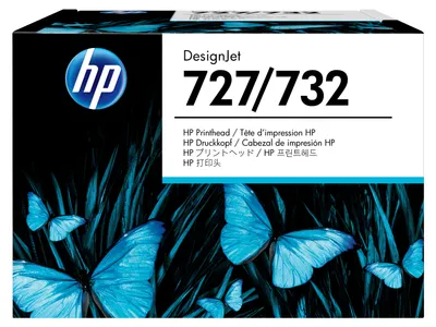 Obrázok produktu pre HP Tlačová hlava 727 DesignJet, Rad tlačiarní HP DesignJet T920; Rad tlačiarní HP DesignJet T1500; Rad tlačiarní HP..., Atramentový, Azúrová, Fotografická čierna, Purpurová, Žltá, B3P06A, Singapúr, 173 mm