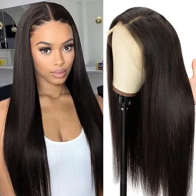 Produktbild von Lace Front Perücke aus 100% Brasilianischem Haar - 20 Zoll - 180% Dichte - Glueless
