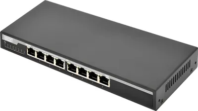 Obrázek produktu pro DIGITUS 8-Port Gigabit PoE Switch, Unmanaged