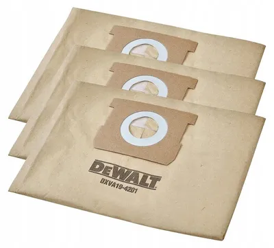 Image de DEWALT DXVA19-4204 Schmutzfangsack 3er Set 1 (DXVA19-4204)