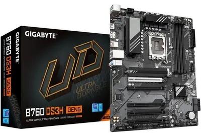 Obrázek produktu pro Základní deska, GIGABYTE B760 DS3H GEN5, formát ATX, čipset Intel B760, PCIe 5.0