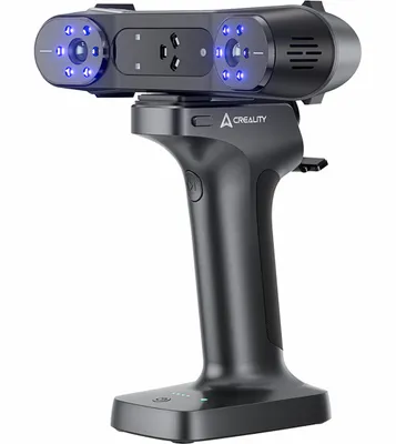 Produktbild von Creality RaptorX 3D-Scanner kabellos Hybrid Blauer Laser NIR 0,02mm Genauigkeit