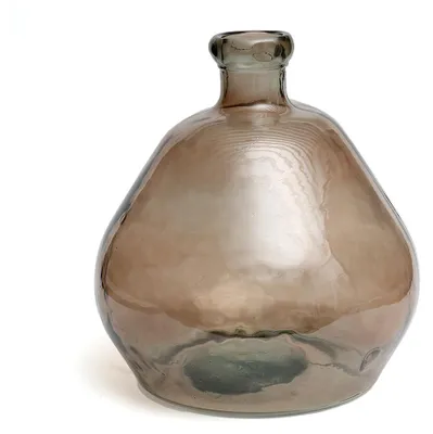Image de Bazar Bizar Vase verre recyclé beige 45x45x50cm