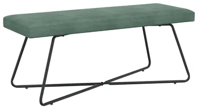 Immagine prodotto di Divano Meergrün, dimensioni 110 x 40 x 45 cm, rivestito in velluto
