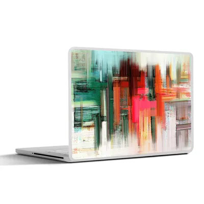 Produktbild von MuchoWow® Laptop Aufkleber Sticker Cover Ölgemälde - Abstrakt 30x21 cm - Sticker für Laptop - Selbstklebend