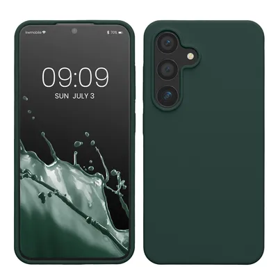 Produktbild von kwmobile Hülle kompatibel mit Samsung Galaxy S24 Hülle - Silikon Handy Case - Handyhülle für Samsung S24 weiche Oberfläche - kabelloses Laden für