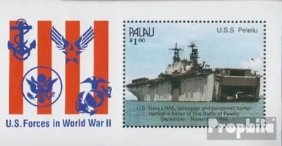 Produktbild von Briefmarken Palau-Inseln 1990 Mi Block8 (kompl.Ausg.) postfrisch Befreiung der Palau-Inseln