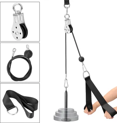 Produktbild von DIY Seilzugmaschine Befestigungssystem Ladestift Hebearm Bizeps Trizeps Blaster Handkrafttrainingsgerät