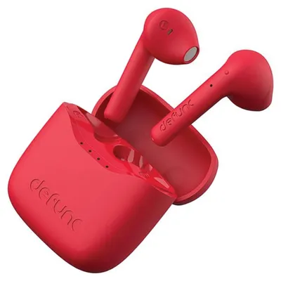 Produktbild von DeFunc Bluetooth 5.3 True Lite Kabellose Kopfhörer Rot/Rot 71465