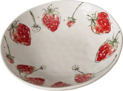 Produktbild von Schale mit Erdbeermuster STRAWBERRY, Ø 34 cm