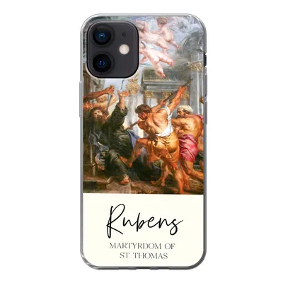 Produktbild von MuchoWow® Handyhülle Schutzhülle Hülle für iPhone 12 Barock - Kunst - Rubens Silikon Softcase Handy Hülle - Schutzhülle