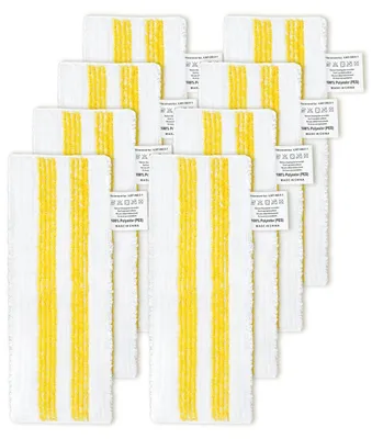 Productafbeelding van Vervangende pads voor dweil - set van 8 stuks voor stoomreinigers - microvezel reinigingsdoeken