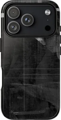 Produktbild von Schwarz-weißes abstraktes Geometrie-Muster – Hülle Kompatibel mit iPhone 17 Pro