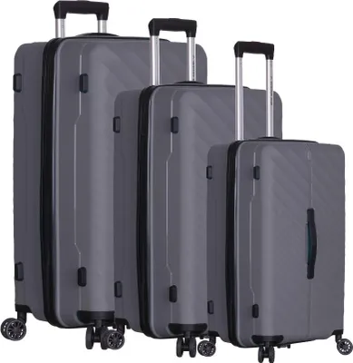 Produktbild von Reisekofferset OUTDOOR GEAR Stellar TR-407/3 PP - grau