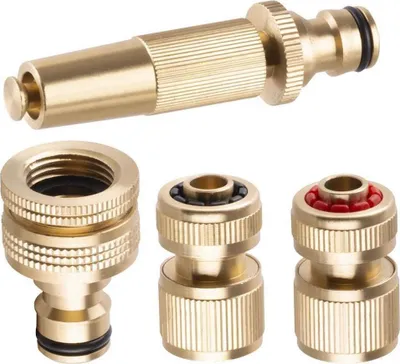 Produktbild von PROREGAL Set GF341, Adapter 3/4 "-1, Schlauchverbinder 1/2", Düse