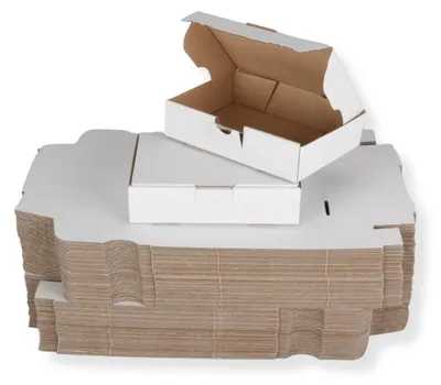 Produktbild von Maxibriefkarton DIN A6 - 180 x 130 x 45 mm / DHL Kleinpaket, weiß 100 Stück