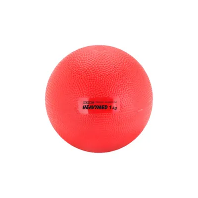 Produktbild von Gymnic Medizinball "Heavymed", 1 kg, Rot, 12 cm