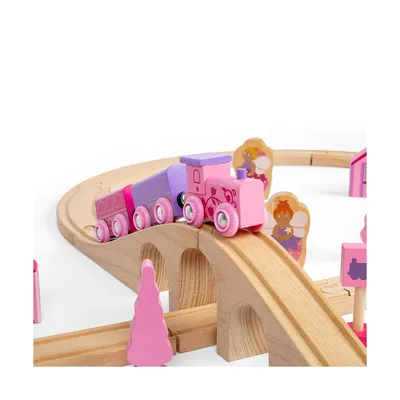 Obrázek produktu pro Bigjigs Rail Dřevěná vláčkodráha osmička pro princezny 35 dílů