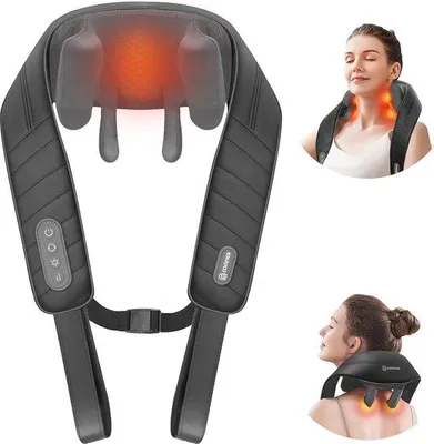 Obrázek produktu pro Elektrická masážní pomůcka Shiatsu s funkcí vyhřívání pro domácí i pracovní použití