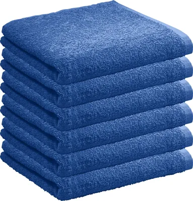 Produktbild von REDBEST Handtuch Oceanside" 6er-Pack royalblau 50x80 cm"
