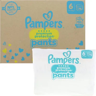 Produktbild von Pampers Premium Protection Pants Größe 6 78 Windeln 13-19kg