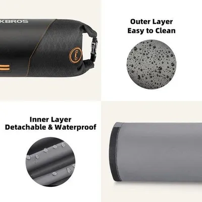 Produktbild von Famanu Fahrradtasche 2L wasserdicht - Schwarz