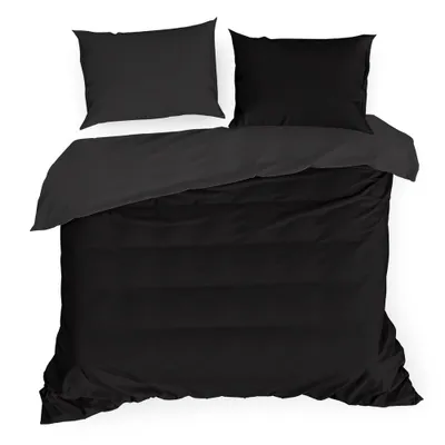 Produktbild von Bettwäsche NOVA3 schwarz 160x200 + 2 x 70x80