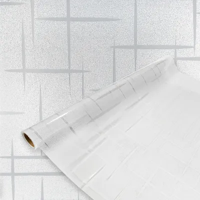 Produktbild von Statisch Fensterfolie 67x150 cm - Funkeln - Sichtschutzfolie Fenster Milchglasfolie statisch haftend - Folie Fenster für Bad und Büro - Sichtschutz erhalten