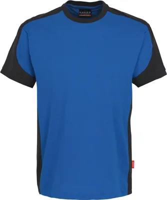 Produktbild von Hakro T-Shirt-Contrast Performance - Royal/Anthrazit - Größe Xl