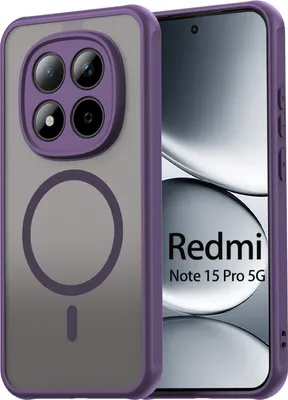 Produktbild von betterfon Matt Case für Xiaomi Redmi Note 15 Pro 5G, Handyhülle, Schutzhülle, Kratzfest, Matt- Lila