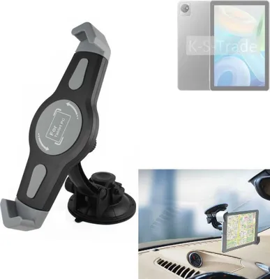 Produktbild von K-S-Trade Scheiben-Halterung für Tablets kompatibel mit Blackview Tab 8 Wi-Fi KFZ Tablet Saugnapf Auto Halterung Windschutzscheibe Holder Halter