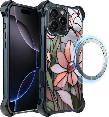 Obrázok produktu pre puzdro IBIZU DropGuard Ultra s MagSafe, farby skla, ružová magnólia