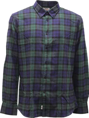 Imagen del producto de 2160Av Camisa De Mango Masculina, Talla Slim, Tipo Flanela