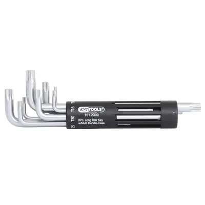 Image de KS TOOLS Jeu d'outils tournevis coudé Torx mat satiné chrome 151.2300