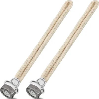 Imagen del producto de 2 faroles para lámpara de aceite, 16 cm, quemador, difusor, plateado