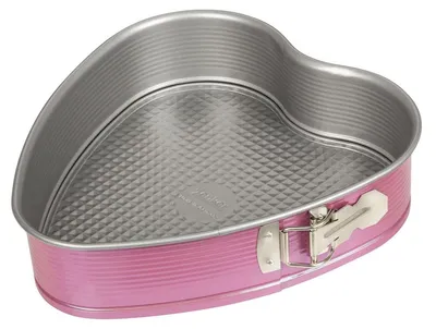 Zdjęcie produktu dla Zenker 7472, Forma do ciasta, Serce (kształt), 230 °C, Różowy, Stal, Niemcy