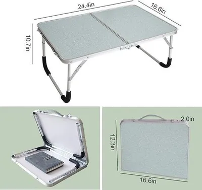 Immagine prodotto di Supporto per laptop da letto, per la lettura, 62x42x27 cm, in legno