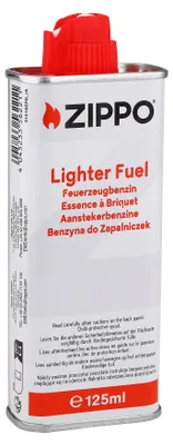 Produktbild von Zippo Feuerzeugbenzin 125ml – Hochwertiges EU Benzin – Weiße Verpackung - Ideal