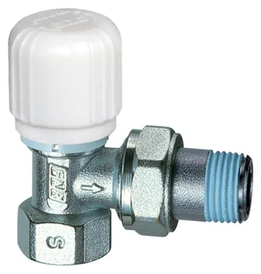Produktbild von Thermostatventil mit geradem Anschluss, Anschlussmaße: 3/8" x 3/8"