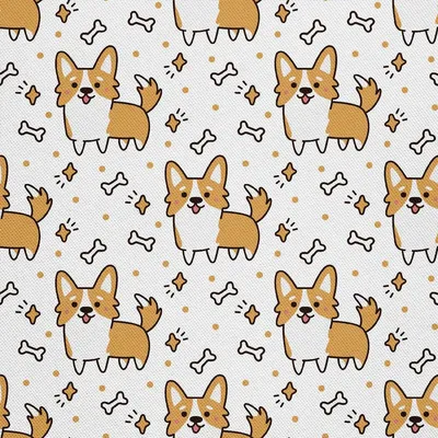 Produktbild von OUTDOOR DEKOSTOFFE OXFORD - Motiv Hunde Knochen I DX204