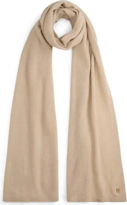 Image de TOMMY HILFIGER - Women's pure cashmere scarf with monogram - Size OS