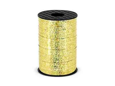 Immagine prodotto di Nastro di plastica, oro olografico, 5 mm/225 m