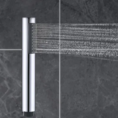 Produktbild von Solidchoice – Handbrause aus Edelstahl mit Wassersparfunktion und Hochdruck